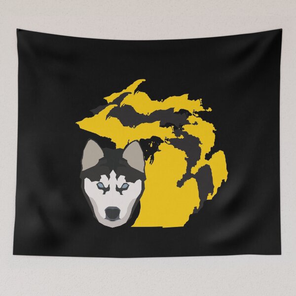 Item preview, Michigan Border, Huskies designed and sold by LatterDaze.