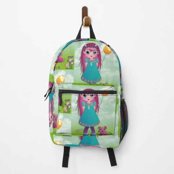 Item preview, Big eye cute girl designed and sold by Sonia Jones Art.