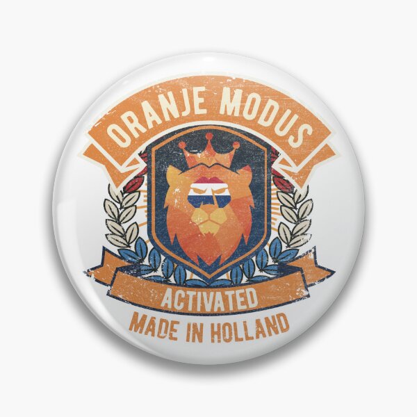 Item preview, Holland Football Crest -Oranje Modus Activated (Made in Holland) designed and sold by Numero14.
