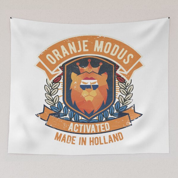 Item preview, Holland Football Crest -Oranje Modus Activated (Made in Holland) designed and sold by Numero14.
