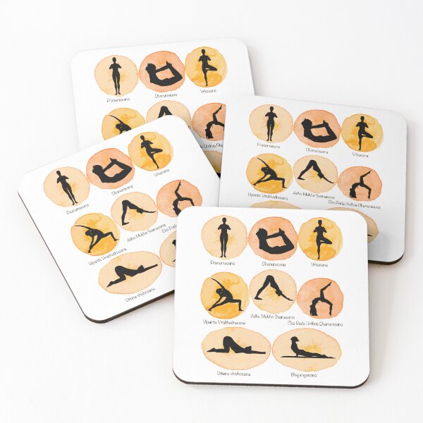Item preview, Yoga Poses with Names designed and sold by Ayurveda Fun Store.