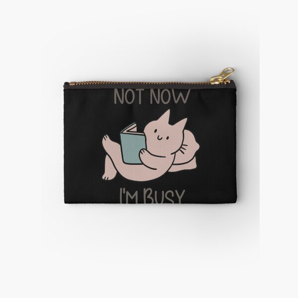 Item preview, Not Now I'm Busy Cat designed and sold by HappyLifeCreate.