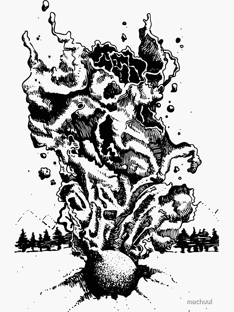 "Crash Landing" Sticker for Sale by machuul Redbubble