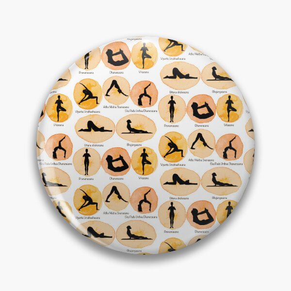 Item preview, Yoga Poses with Names designed and sold by Ayurveda Fun Store.