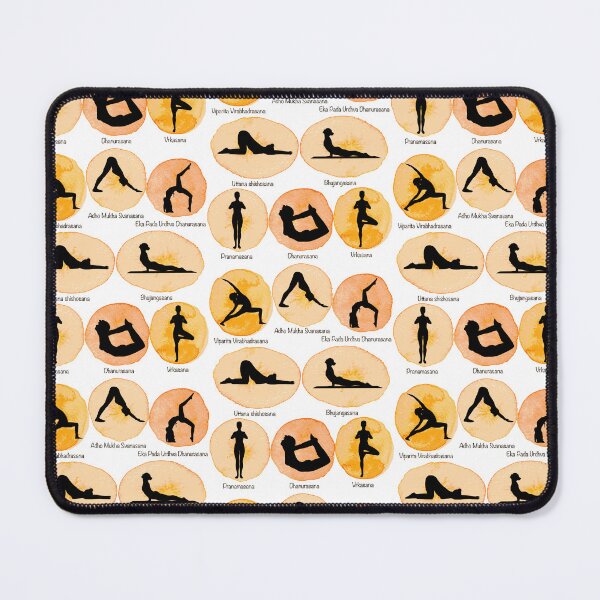 Item preview, Yoga Poses with Names designed and sold by Ayurveda Fun Store.