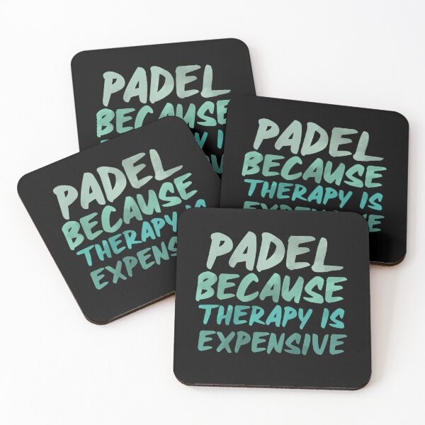 Item preview, PADEL... Because Therapy is Expensive, Funny Padel, Paddle Tennis designed and sold by Apollonas.
