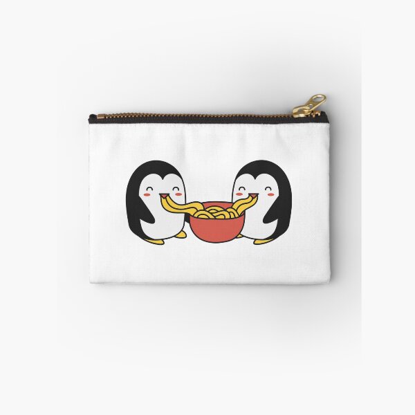 Item preview, Penguins eating noodles designed and sold by Pixelish.