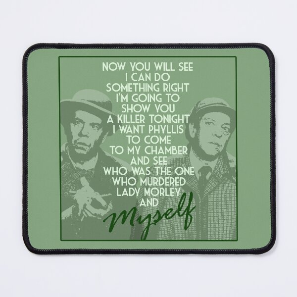 Item preview, Inspector Winship & Dr Tart Morley's Final Poem 1980 The Private Eyes Movie Quote Knotts & Conway designed and sold by gunsnhoney.