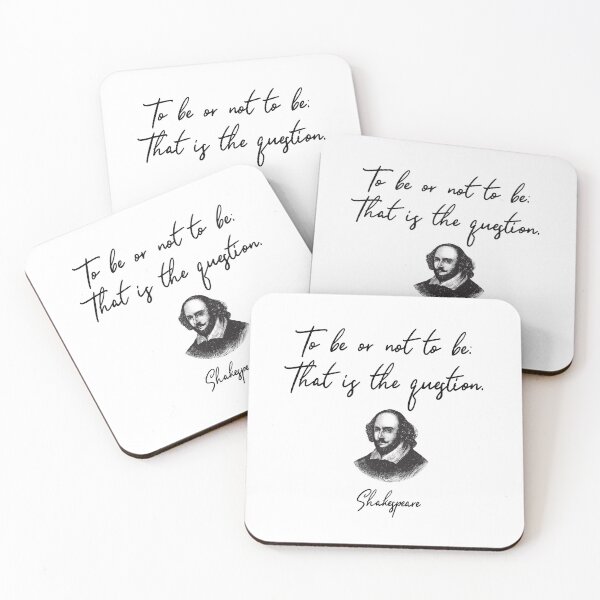 Item preview, To Be Or Not To Be the most famous Shakespeare in Hamlet quote  v1 designed and sold by lucyshome.