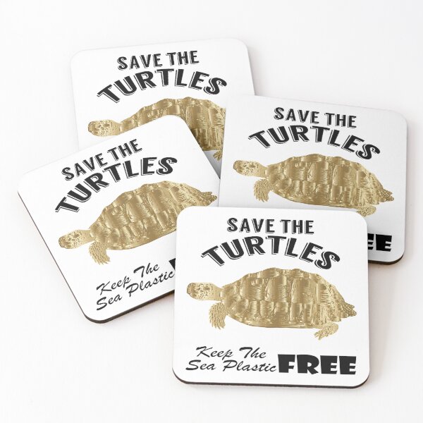 Item preview,  Save the turtles keep the sea plastic free shirts, Save the turtles keep the sea plastic free masks, Save the turtles keep the sea plastic free stickers  designed and sold by Poussyarts.