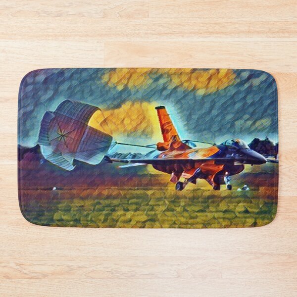 Item preview, F-16 Orange Lion Landing In Slumber designed and sold by Fearless-Fox.