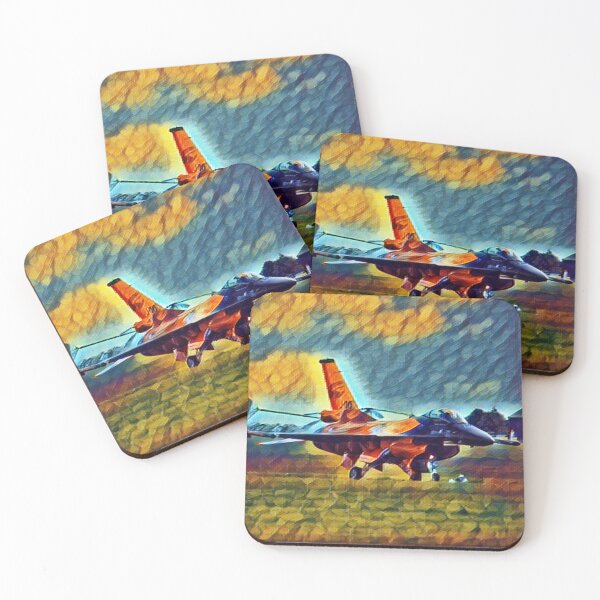 Item preview, F-16 Orange Lion Landing In Slumber designed and sold by Fearless-Fox.