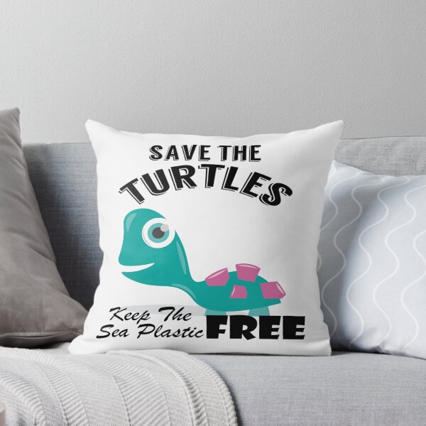 Item preview,  Save the turtles keep the sea plastic free shirts, Save the turtles keep the sea plastic free masks, Save the turtles keep the sea plastic free stickers  designed and sold by Poussyarts.