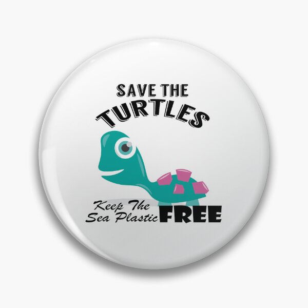 Item preview,  Save the turtles keep the sea plastic free shirts, Save the turtles keep the sea plastic free masks, Save the turtles keep the sea plastic free stickers  designed and sold by Poussyarts.