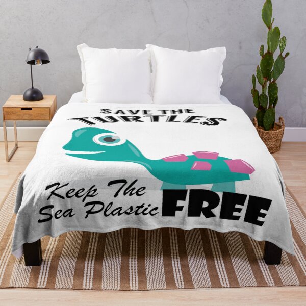 Item preview,  Save the turtles keep the sea plastic free shirts, Save the turtles keep the sea plastic free masks, Save the turtles keep the sea plastic free stickers  designed and sold by Poussyarts.