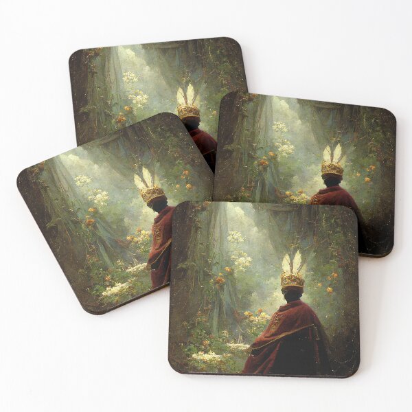 Item preview, Elven King Takes a Moment to Gather His Thoughts designed and sold by AIArtWorkshop.