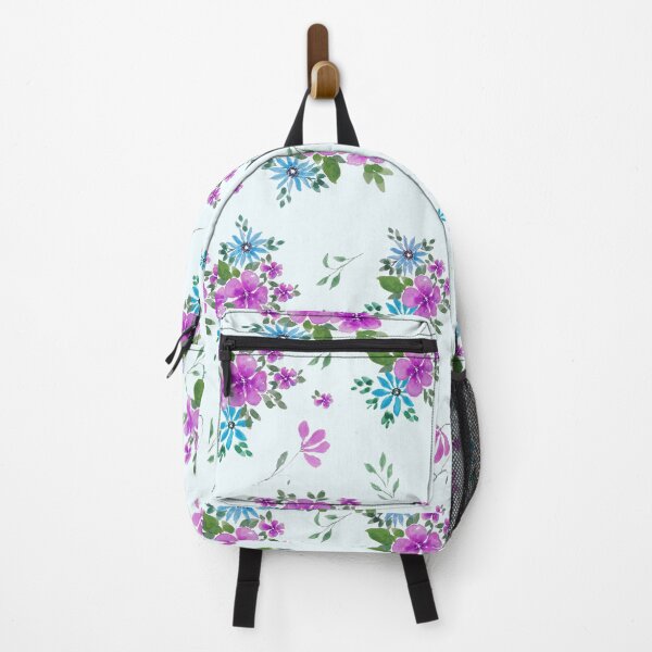 Item preview, Purple watercolor flowers designed and sold by DuhaPatterns.