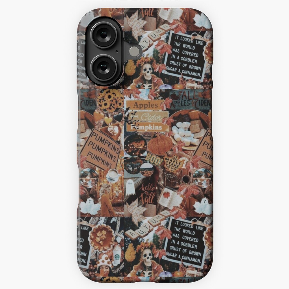 Autumn Halloween phone case iPhone Case