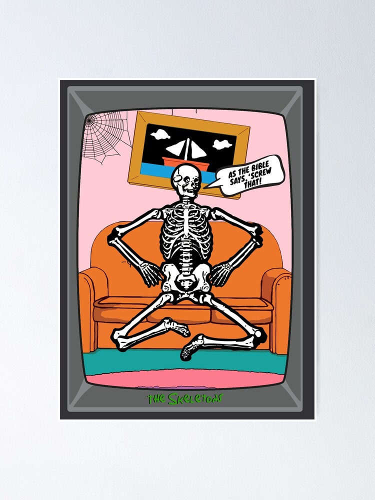 "Funny Halloween Skeleton Quote" Poster for Sale by Aleksander37