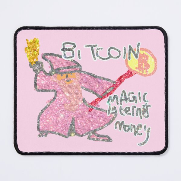 Item preview, Magic Internet Money Pink, Bitcoin Magic Internet Money, Girls Bitcoin, Pretty Bitcoin, Pink Bitcoin,  designed and sold by Anonymousbtb.