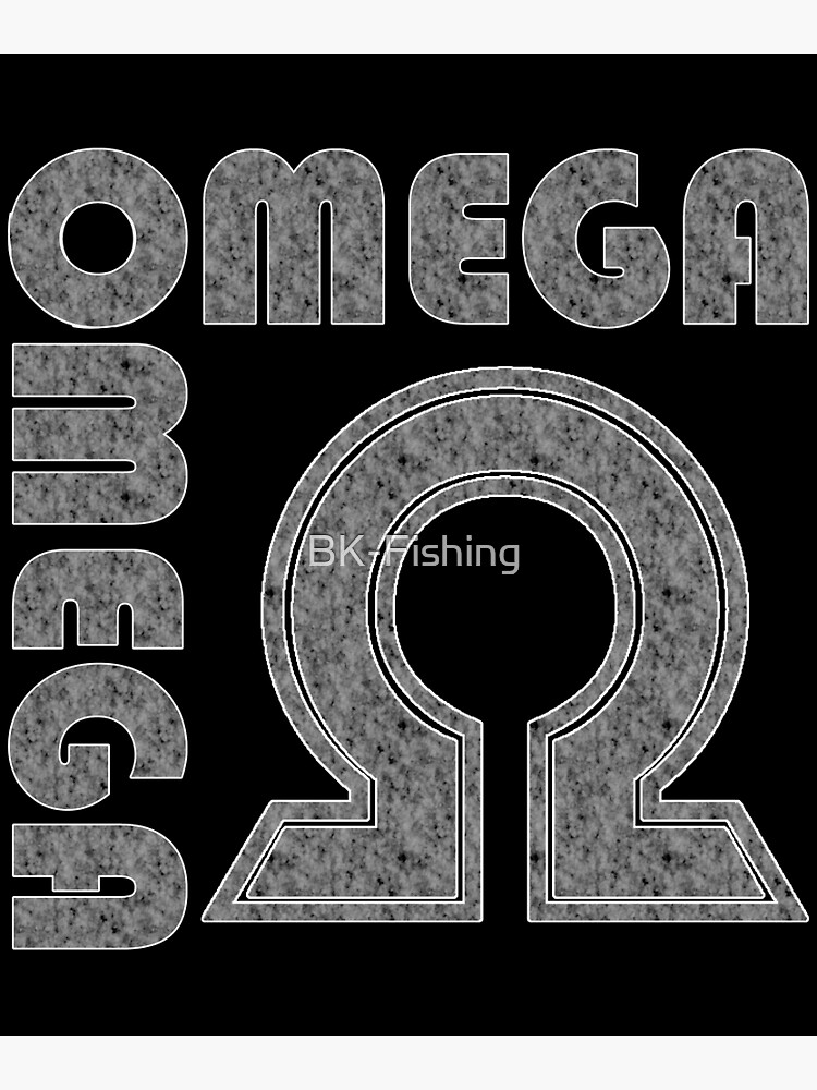 Omega Symbol Greek Art Word Design