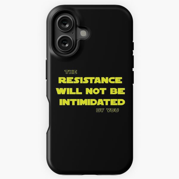 Vista previa del artículo con la obra «La Resistencia no será intimidada por usted (Oro)», diseñado y vendido por buzzeldritch.