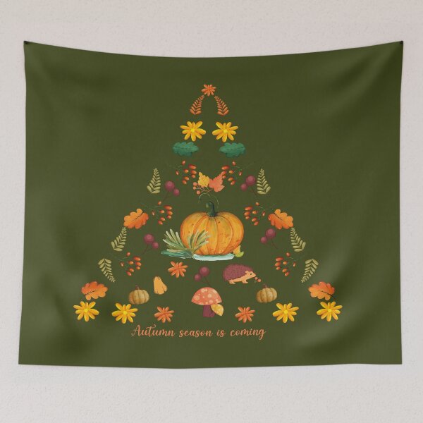 Item preview, Autumn season is coming,for autumn fall love day geometric designed and sold by fatydesignspace.
