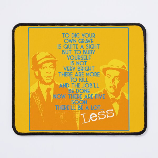 Item preview, Inspector Winship & Dr Tart Grave Caretaker's Poem 1980 The Private Eyes Movie Quote Knotts & Conway designed and sold by gunsnhoney.