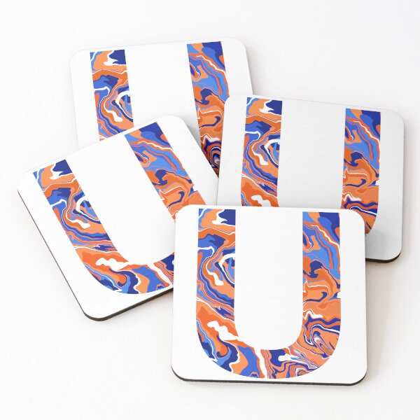 Item preview, Orange and blue marble U designed and sold by Allie Rockhill.