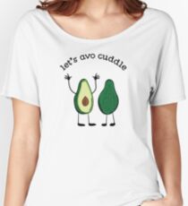 Lassen Sie uns kuscheln lustiges Nahrung Pun T-Shirt Loose Fit T-Shirt