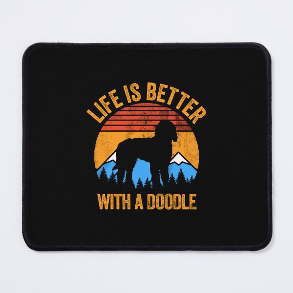 Item preview, Life Is Better With A Doodle Vintage Distressed Dog Gift  designed and sold by Guarddogdrive.