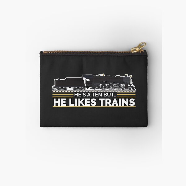 Item preview, He's A Ten But He Likes Trains designed and sold by Loco-Station.