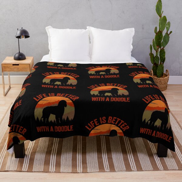 Item preview, Life Is Better With A Goldendoodle Vintage Country Dog Gift  designed and sold by Guarddogdrive.