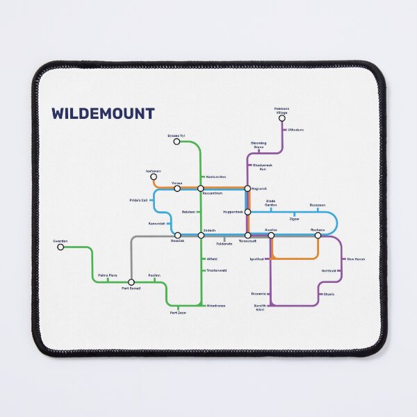 Item preview, Map of Wildemount designed and sold by TwelveParsecs.