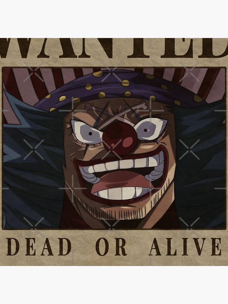 Poster One Piece Baggy Le Clown Wanted