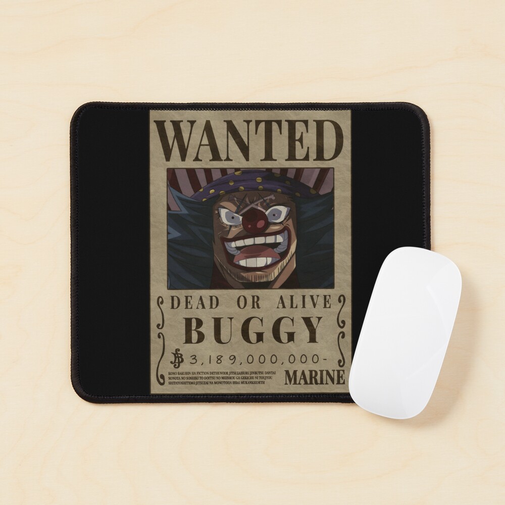 Buggy the Star Clown one piece new bounty poster Poster by shirovexel