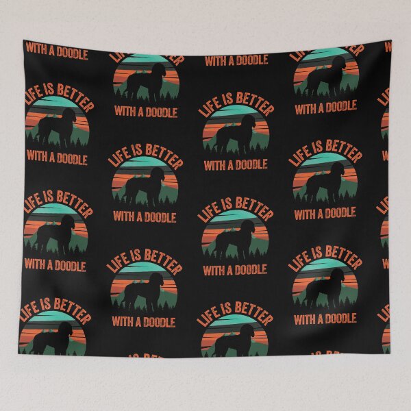 Item preview, Life Is Better With A Goldendoodle Vintage Dog Gift  designed and sold by Guarddogdrive.