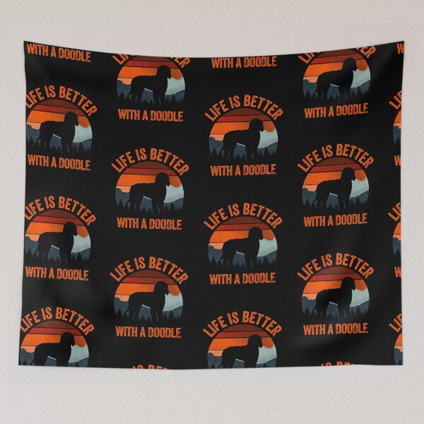 Item preview, Life Is Better With A Goldendoodle Vintage Dog Gift  designed and sold by Guarddogdrive.