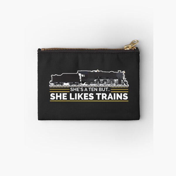 Item preview, She's A Ten But She Likes Trains designed and sold by Loco-Station.