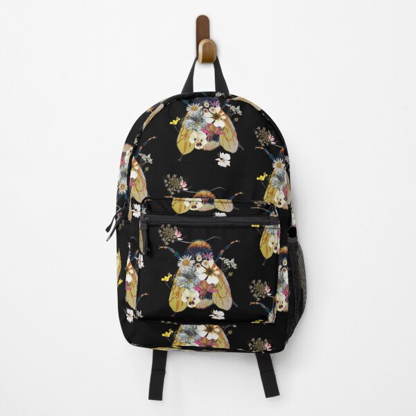 Item preview, Colorful Bumblebee & Wildflowers Illustration Design designed and sold by EarthArtDesigns.