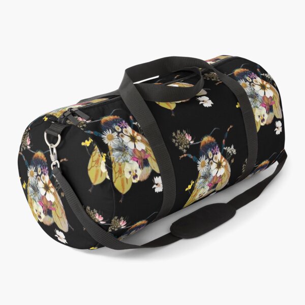 Item preview, Colorful Bumblebee & Wildflowers Illustration Design designed and sold by EarthArtDesigns.