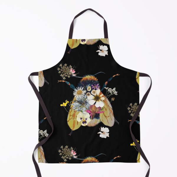 Item preview, Colorful Bumblebee & Wildflowers Illustration Design designed and sold by EarthArtDesigns.