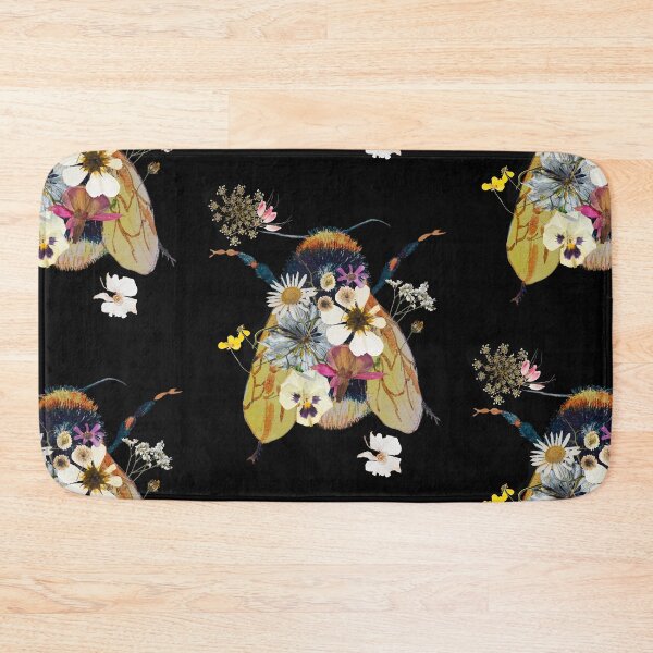 Item preview, Colorful Bumblebee & Wildflowers Illustration Design designed and sold by EarthArtDesigns.