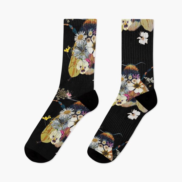 Item preview, Colorful Bumblebee & Wildflowers Illustration Design designed and sold by EarthArtDesigns.