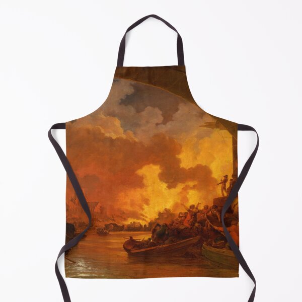 Item preview, The Great Fire of London by Philip James de Loutherbourg (1797) designed and sold by allhistory.
