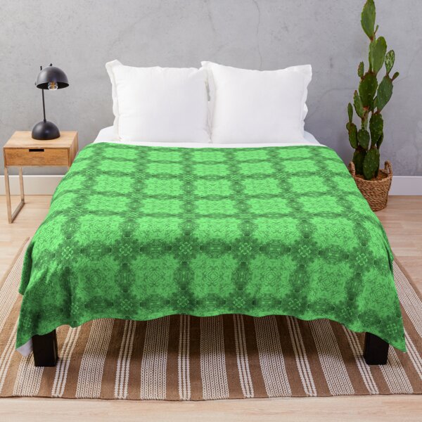 Item preview, Crystal Plaid Bright Green Repeat 5748 designed and sold by Art in My Loft.