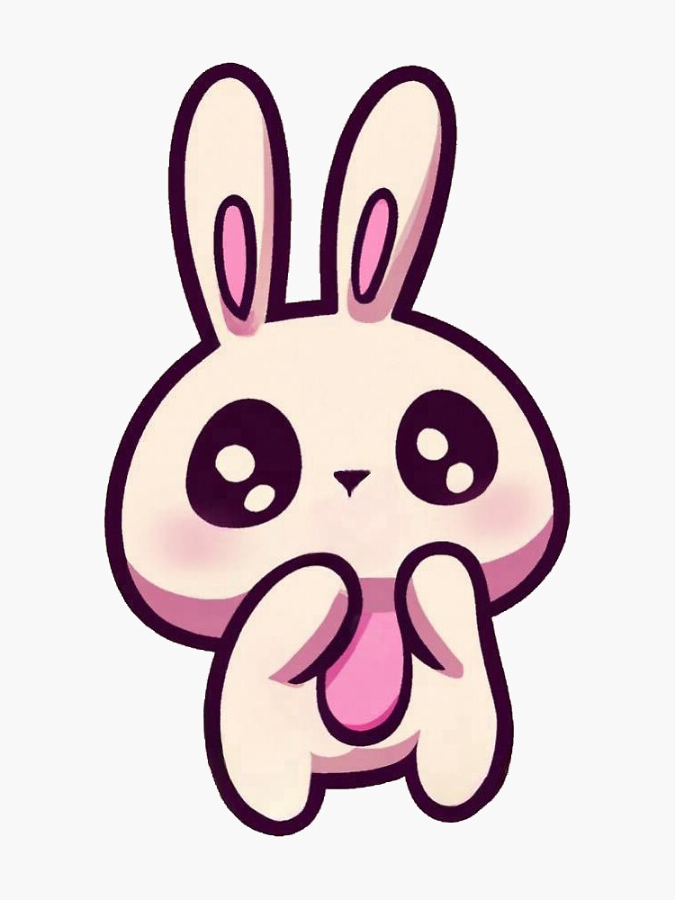 Kawaii Bunny Sticker  Buy Kawaii Bunny Sticker Online