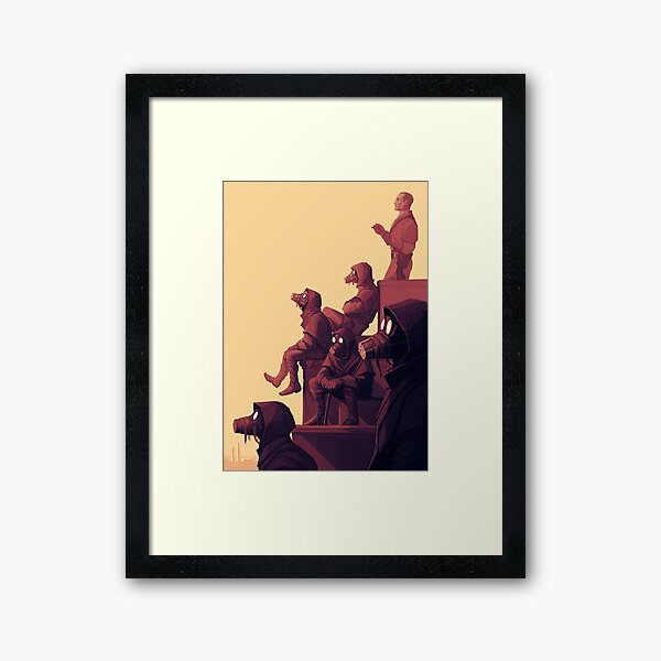 DH: Whalers Framed Art Print