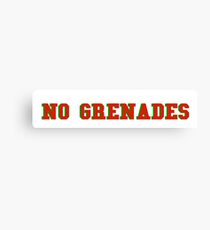 grenade Canvas Print