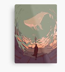 DH: Late Night Whale Metal Print